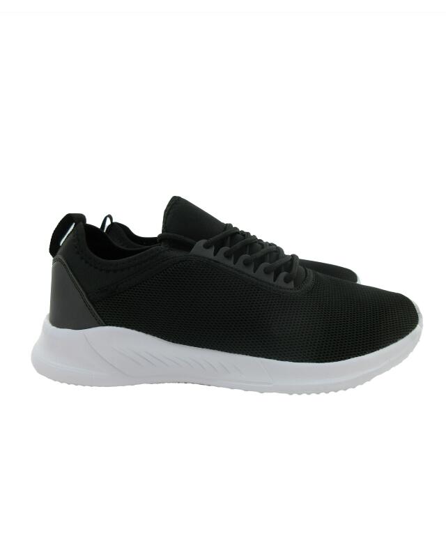 Sporty sneakers for men, black — KiK, authentic German product in Morocco