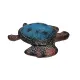 Deko-Schildkröte schimmernd