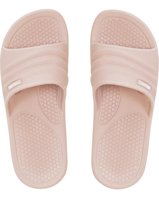 Simple slides for women, pink (KiK Schlichte Badeschlappen (rosa)) — KiK, authentic German product in Morocco