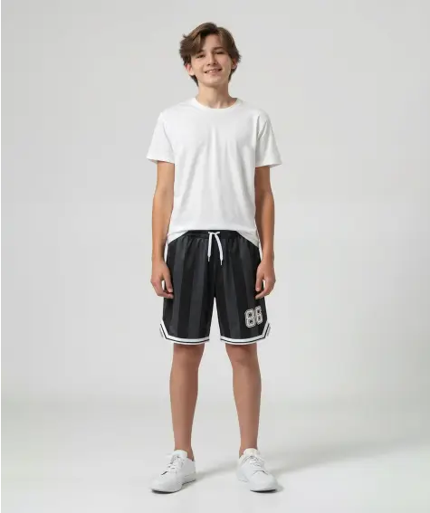 Dunkelgraue Sport-Shorts