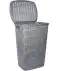 Kosz na pranie szary