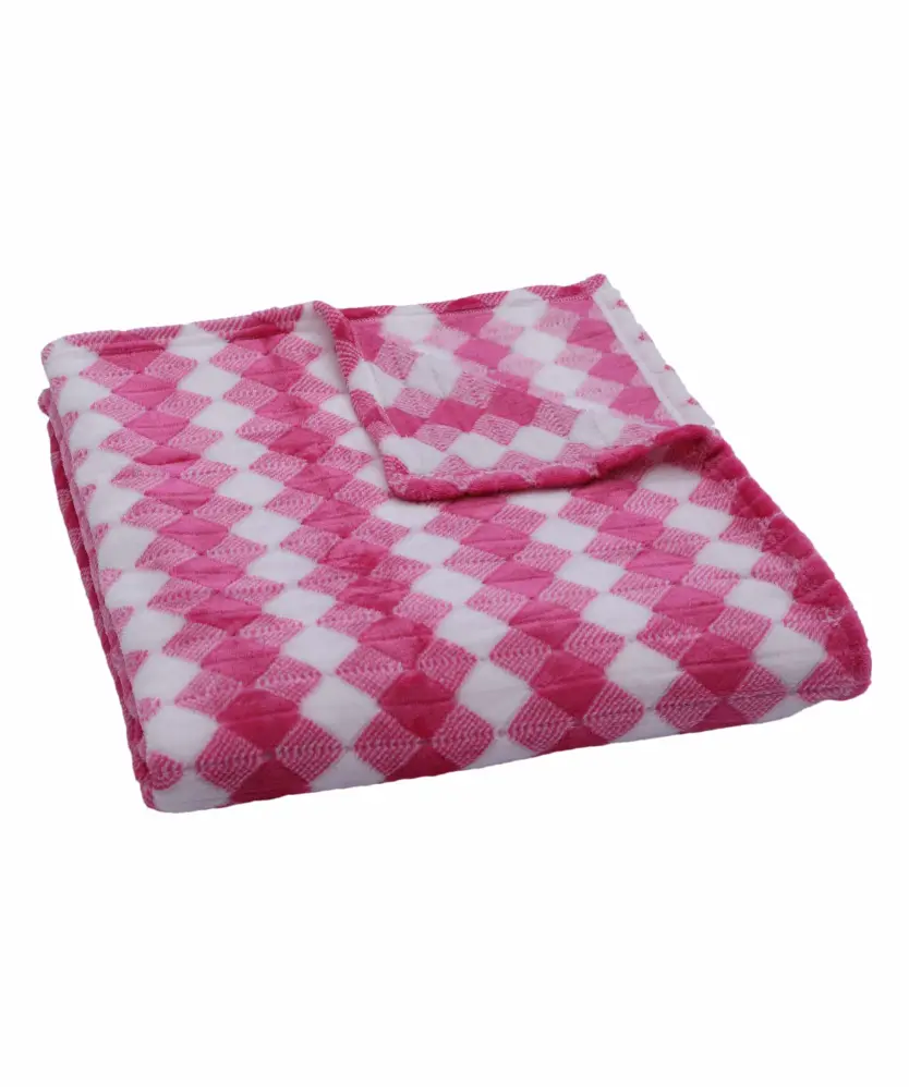 Flanelldecke, pink