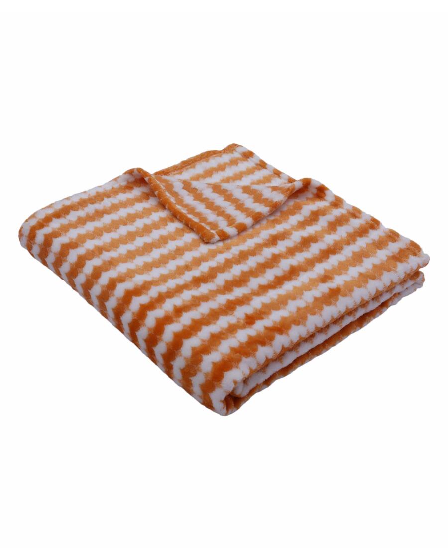 Flanelldecke, orange