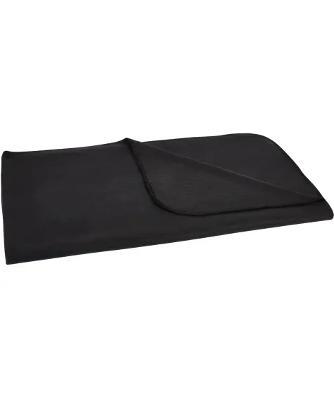 Schwarze Fleecedecke