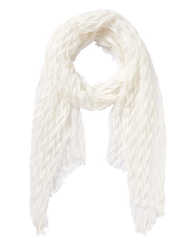 Écharpe texturée femme, blanc (KiK Schal mit Struktur (weiß)) — KiK, produit allemand authentique au Maroc