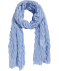 Szalik ze strukturą niebieski