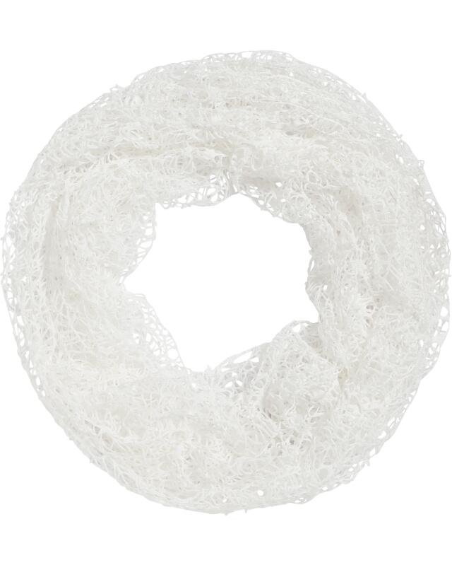 Snood en filet femme, blanc (KiK Netz-Loopschal (weiß)) — KiK, produit allemand authentique au Maroc