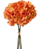 Kunstblumen Hortensien orange
