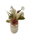 Kunstblume in Vase naturfarben