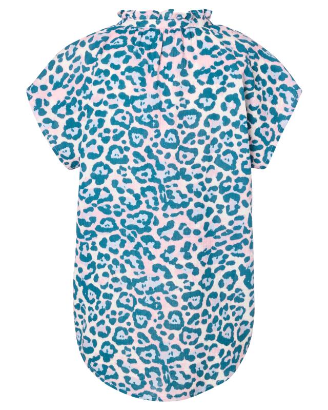 Leopard print muslin blouse for women, leopard print (KiK Musselin-Bluse Leo (Leopardendruck)) — KiK, authentic German product in Morocco