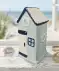 Maritimes Deko-Haus hellblau