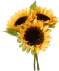Kunstblumen Sonnenblumen gelb