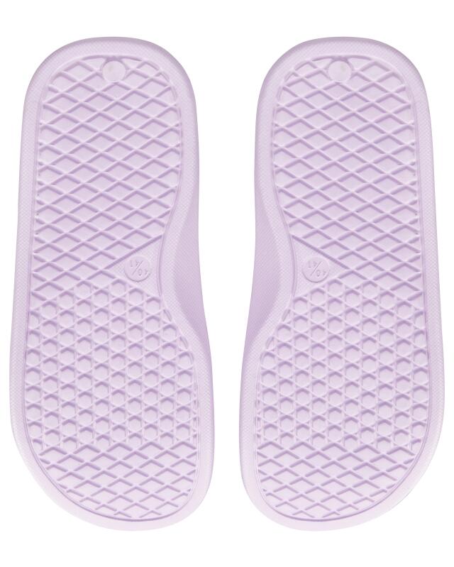 Slides with textured sole for women, lilac (KiK Badelatschen mit Struktursohle (flieder)) — KiK, authentic German product in Morocco