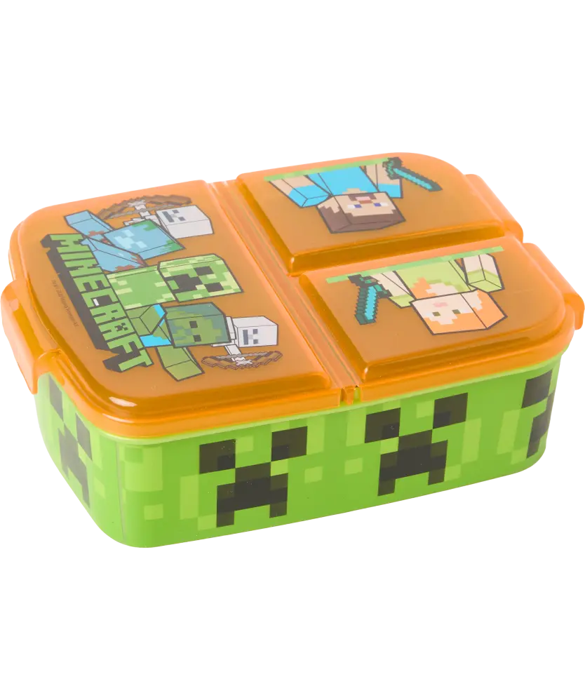 Lizenz Brotdose, grün, Minecraft