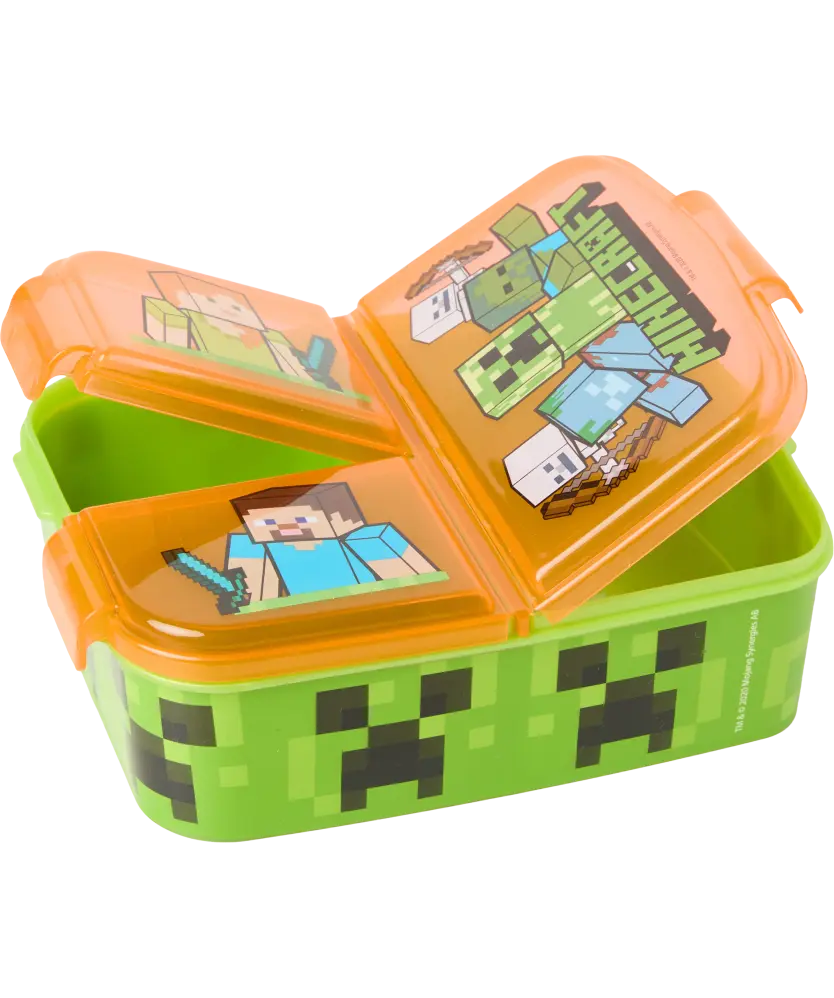 Lizenz Brotdose, grün, Minecraft