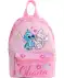 Plecak różowy z nadrukiem