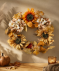 Rattankranz Herbst orange