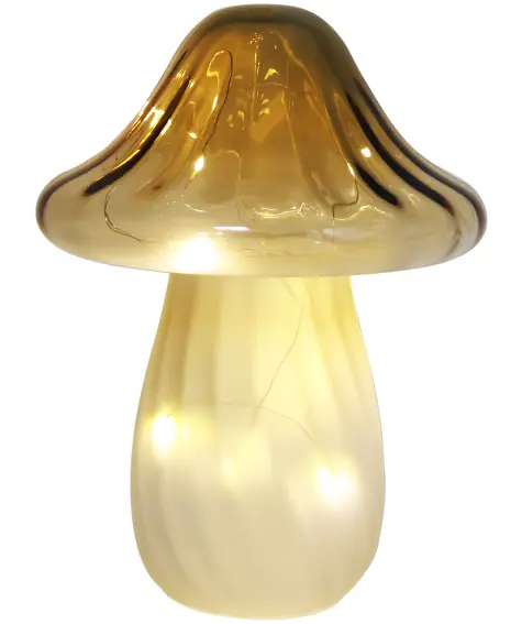LED-Pilz aus Glas