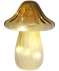 LED-Pilz aus Glas creme