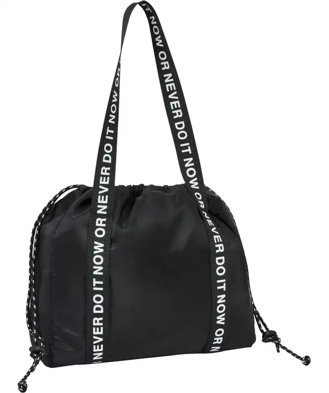 Schultertasche mit Zugband