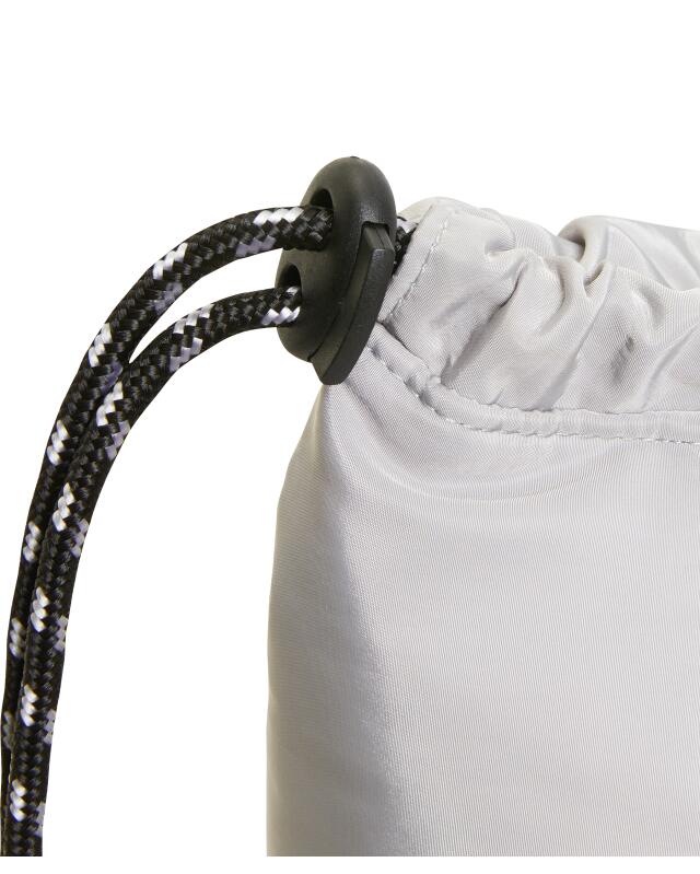 Sac porté épaule à cordon femme, gris argenté (KiK Schultertasche mit Zugband (silbergrau)) — KiK, produit allemand authentique au Maroc