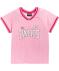 Sport-Shirt in Rosa rose getreift