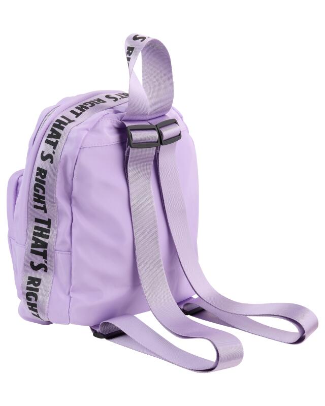 Sac à dos à inscription femme, lilas (KiK Rucksack mit Spruchband (flieder)) — KiK, produit allemand authentique au Maroc
