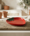 Dekoracyjna miska czerwony