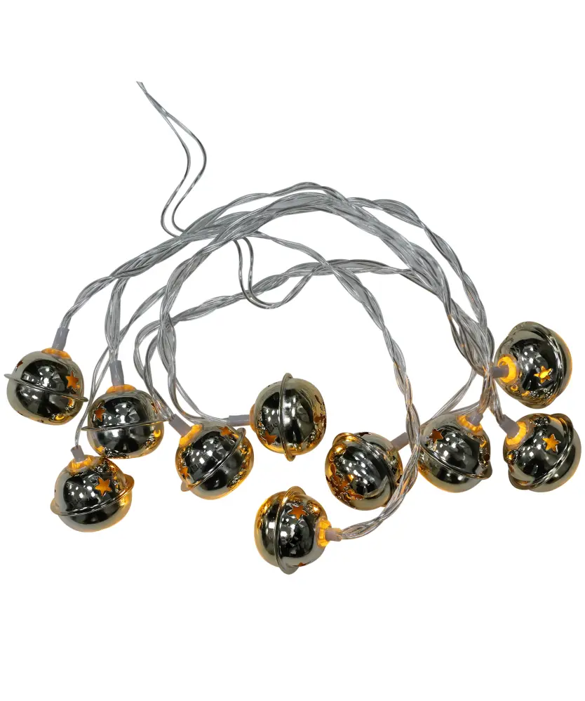 LED-Lichterkette Weihnachten, goldgelb
