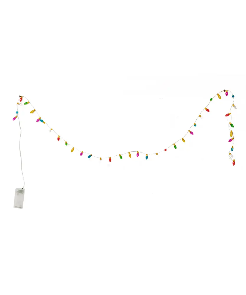 LED-Lichterkette Weihnachten, bunt