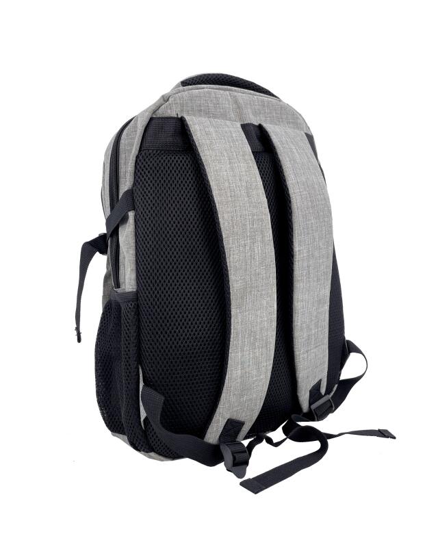 Sac à dos pour ordinateur portable à bretelles rembourrées femme, anthracite chiné (KiK Laptop-Rucksack mit gepolsterten Trägern (anthrazit melange)) — KiK, produit allemand authentique au Maroc