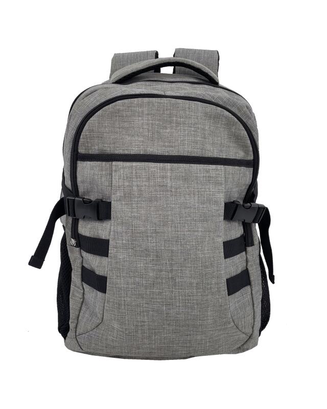 Sac à dos pour ordinateur portable à bretelles rembourrées femme, anthracite chiné (KiK Laptop-Rucksack mit gepolsterten Trägern (anthrazit melange)) — KiK, produit allemand authentique au Maroc