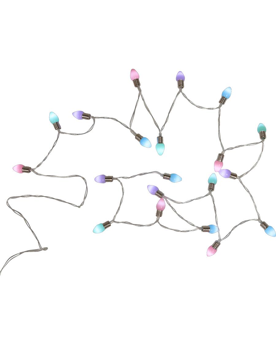 LED-Lichterkette Weihnachten, bunt