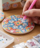 Diamond Painting Untersetzer bunt