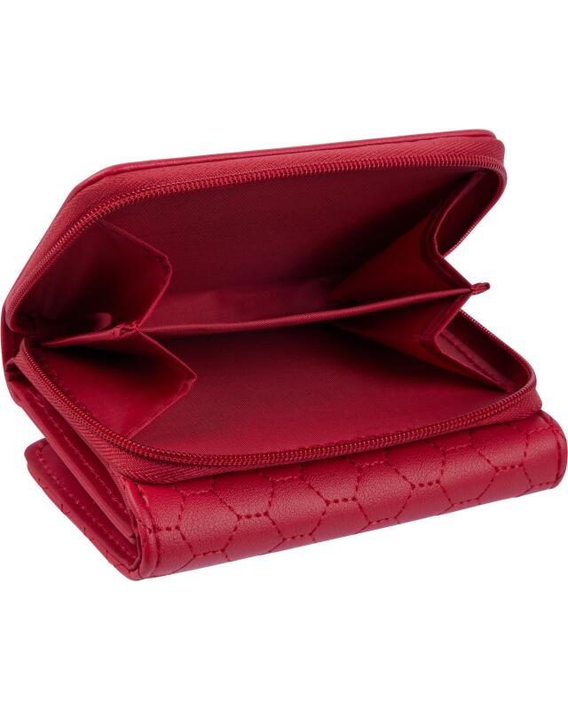 Quilted purse for women, red (KiK Gesteppte Geldbörse (rot)) — KiK, authentic German product in Morocco
