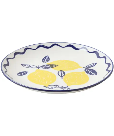 Dessertteller Zitrone