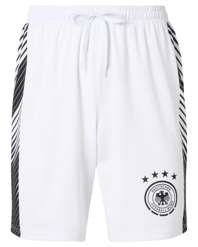 Short de sport football Allemagne homme, blanc (KiK Fußball Sport-Shorts Deutschland (weiß)) — KiK, produit allemand authentique au Maroc