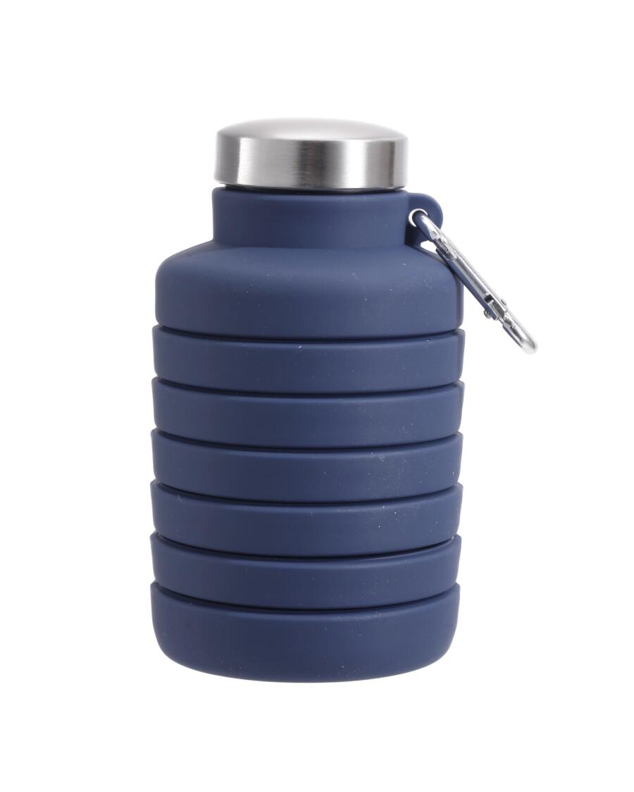 Faltbare Trinkflasche, indigo blau