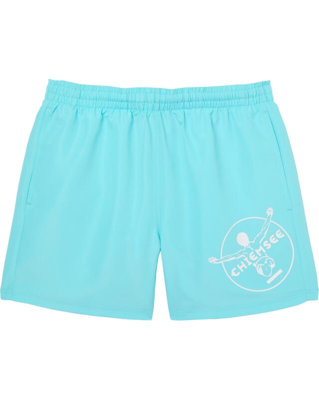 Swim shorts with side pockets for men, aqua (KiK Badeshorts mit Seitentaschen (aqua)) — KiK, authentic German product in Morocco
