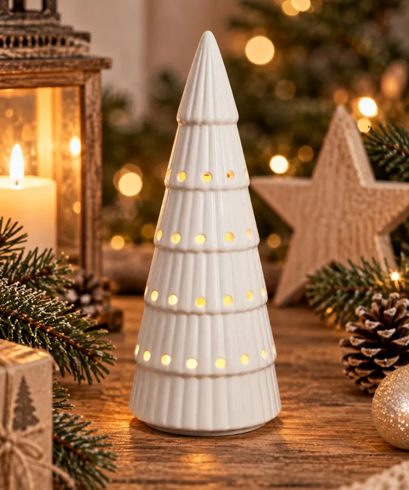 LED-Tanne Weihnachten, weiß