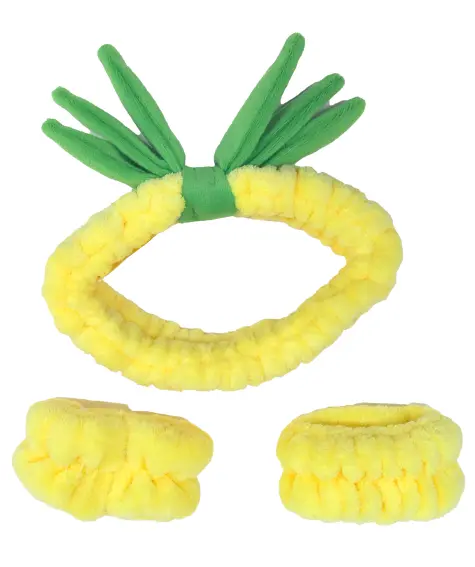 Haarband + armbanden in fruitmotief