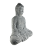 Deko-Buddha dunkelgrau
