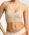 Seamless Bustier mit Spitze haut