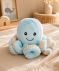 Plüschtier Oktopus blau