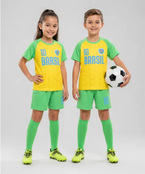 Fußball Trikot-Set Brasilien