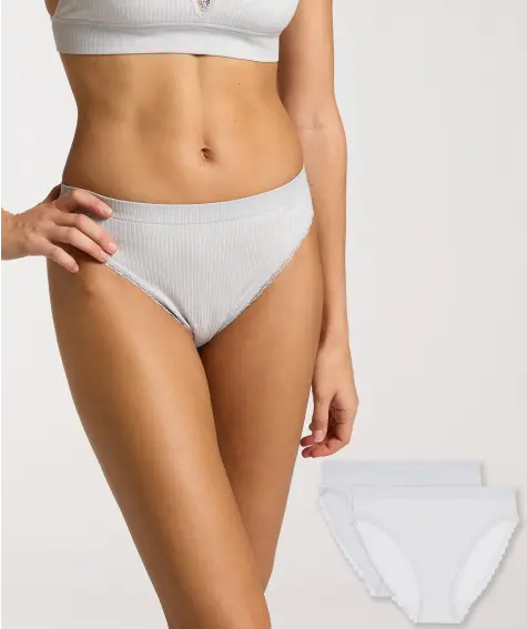 Graue Slips in Melange