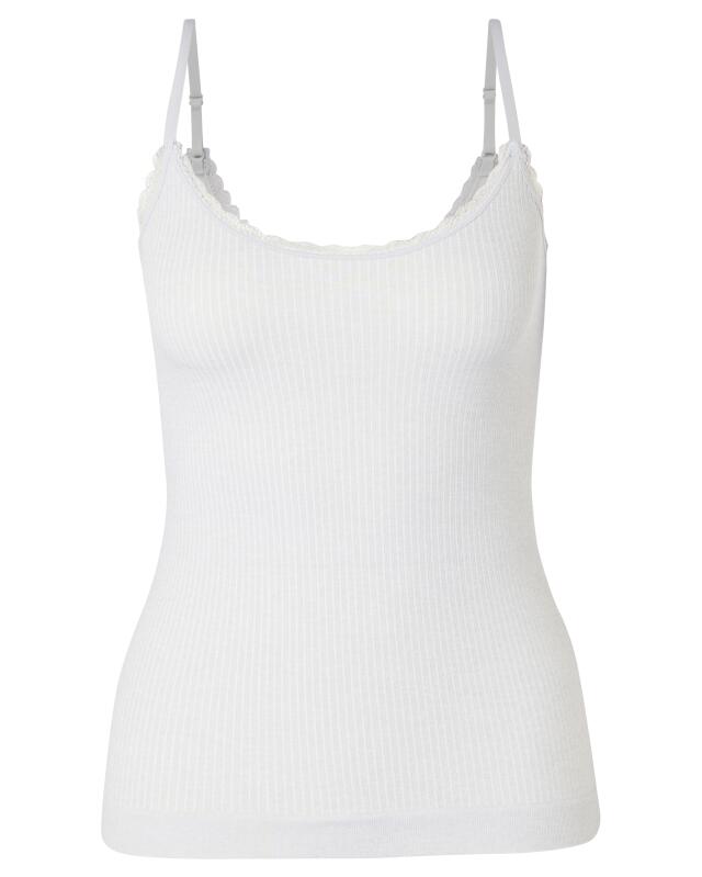Marl spaghetti strap top for women, light grey marl (KiK Graues Spaghettitop in Melange (hellgrau melange)) — KiK, authentic German product in Morocco