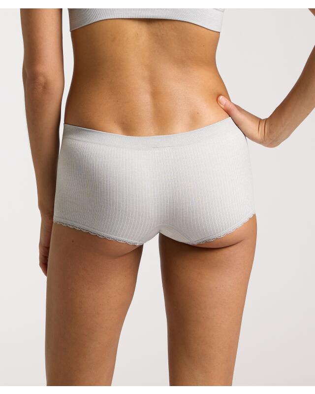 سراويل داخلية قصيرة مبرقشة للنساء، رمادي فاتح مبرقش (KiK Graue Pantys in Melange (hellgrau melange)) — KiK, منتج ألماني أصلي في المغرب
