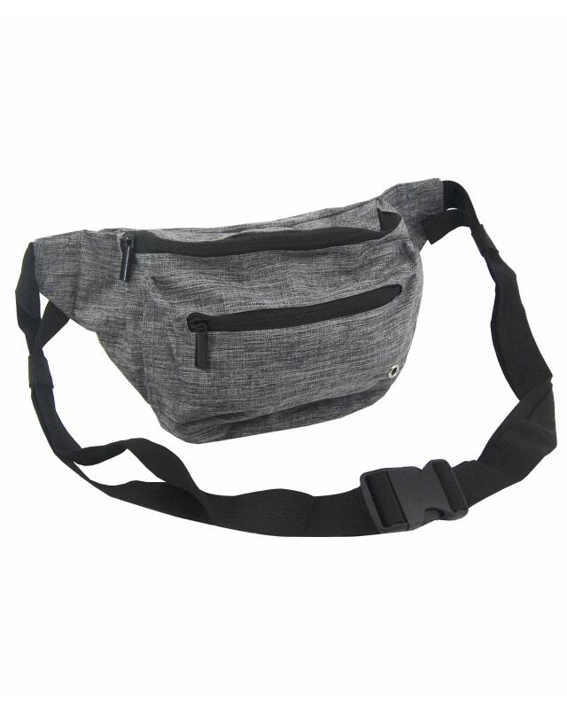 Sac banane ajustable homme, gris (KiK Verstellbare Bauchtasche (grau)) — KiK, produit allemand authentique au Maroc