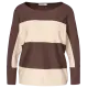 Feinstrickpullover mit Streifen